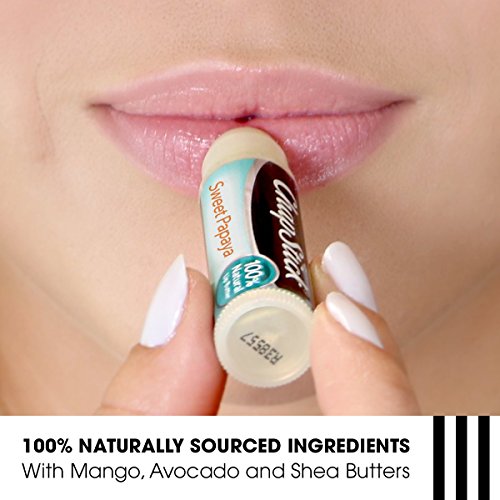 image for ChapStick 100% Natural (Natural Papaya Flavor, Blister Pack of 1 Stick