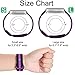Maledan for Fitbit Versa Bands Women Men, Replacement Breathable Sport Watch Bands Accessories Strap with Stainless Steel Clasp for Fitbit Versa, Large, Black Purple