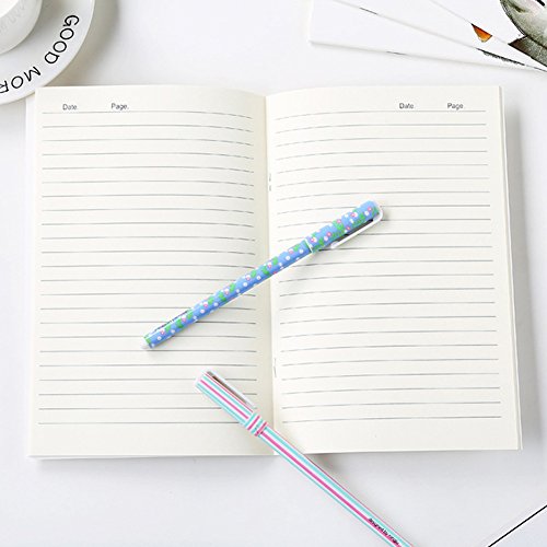 KINGSEVEN 8 Pack Cute Cat Print A5 Notebook Students Stationery Journal Diary Planner Memo Notepad(30 Sheets/Pack)