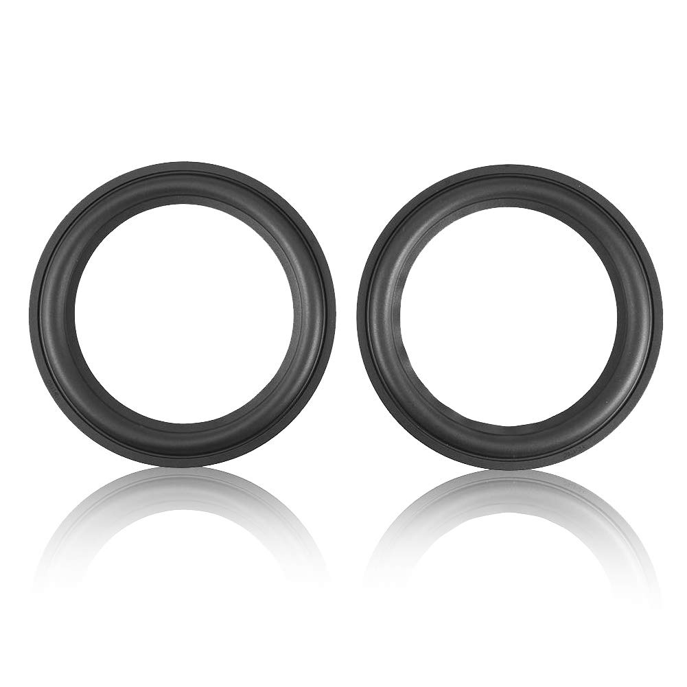 Mavis Laven Speaker Foam Edge, 2pcs 8inch Loudspeaker Speaker Surround Repair Rubber Woofer Edge Repair Parts for Speaker Repair DIY