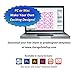 Pack of 180 Permanent Print-to-The-Edge Oval Labels, Laser/Inkjet, 1.5 x 2.5-Inches, Glossy White.