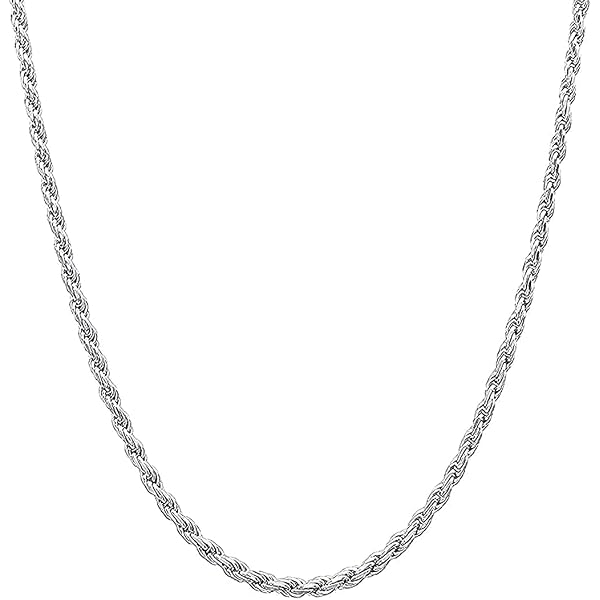 Savlano 925 Sterling Silver 5.5-6.5MM Boxed Anchor Link Necklace