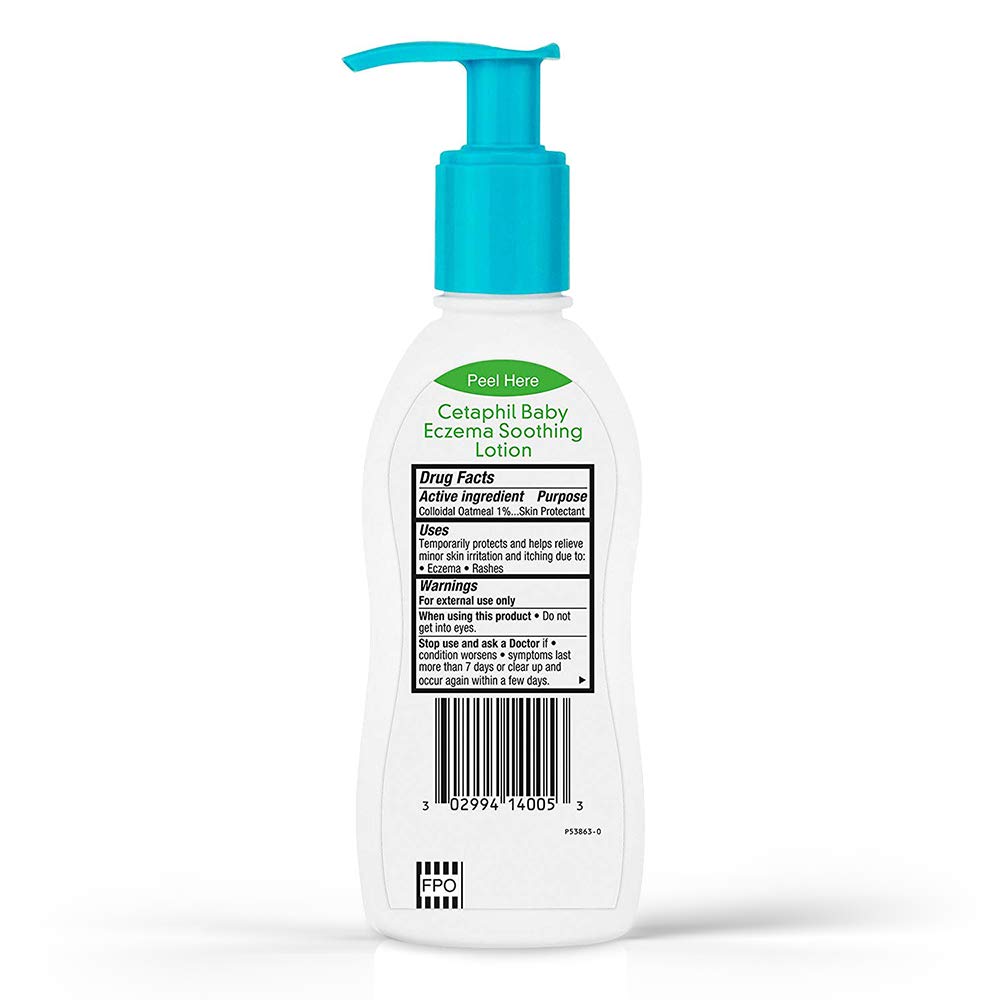 Cetaphil Baby Eczema Soothing Lotion with Colloidal Oatmeal | Dermatologist Recommended for Dry, Itchy and Irritated Skin | 5 Fl. Oz : Baby