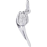 STERLING SILVER TULIP FLOWER CHARM OR PENDANT