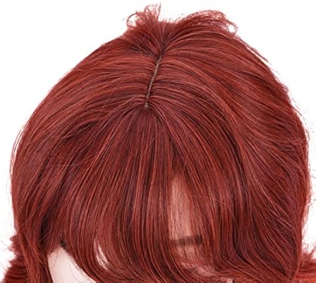 Seikea Wavy Hair Color Ombre Wig For Women With Bangs Colorful