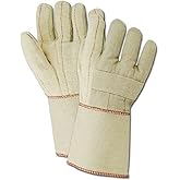 MAGID Heater Beater 24 oz. Cotton Canvas Hot Mill Chore Gloves, 12 Pairs, Size Men's Jumbo (Fits XL) (198)
