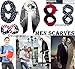 Blanket Scarf Women Gift Travel Wrap - Sports Shawl Plus Size Black Lover Home