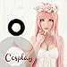 Cosplay Eyes Cute Colored Charm and Attractive Fashion Contact Lenses Color Blends Cosmetic Makeup Eye Shadow (A Pair)