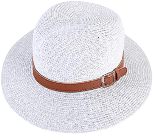 Summer Beach Sun Hats for Men Foldable Floppy Travel Packable Staw Hat, Wide Brim Hat