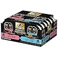 Sheba Perfect Portions Multipack Salmon and Whitefish & Tuna Entrée Wet Cat Food Corn Soy Wheat Free (12 Twin Packs), 1.98 Pounds
