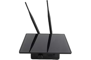 Hamwesh Meshtastic Node, Solar Powered IP66 Water Proof Lora Repeater, with Built in Battery and 5km Range for Emergency Remo