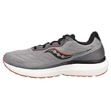 Saucony Men's Triumph 19 Running Shoe, Alloy/FIRE, 11