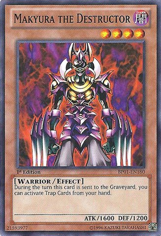 Yu-Gi-Oh! - Makyura the Destructor (BP01-EN180) - Battle Pack: Epic Dawn - 1st Edition - Starfoil Rare