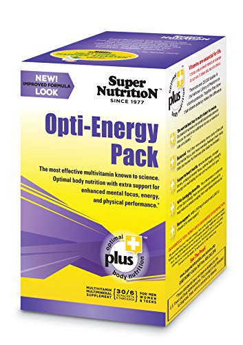 SuperNutrition Opti-energy Pack Multivitamins, 30 Count SuperNutrition Opti-energy Pack Multivitamins, 30 Count