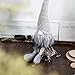 ITOMTE Handmade Swedish Tomte,Santa - Scandinavian Gnome Plush Birthday Present - Home Ornaments Christmas Decoration Table Decor,Grey