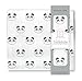 SwaddleDesigns Cotton Muslin Swaddle Blanket, Receiving Blanket for Boys & Girls, Best Shower Gift, 46x46 inches, Black Panda