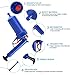 Air Power Drain Blaster gun, High Pressure Powerful Manual sink Plunger Opener cleaner pump for Bath Toilets, Bathroom, Shower, kitchen Clogged Pipe Bathtub(Blue)