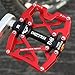 MZYRH Mountain Bike Pedals, Ultra Strong Colorful CNC Machined 9/16