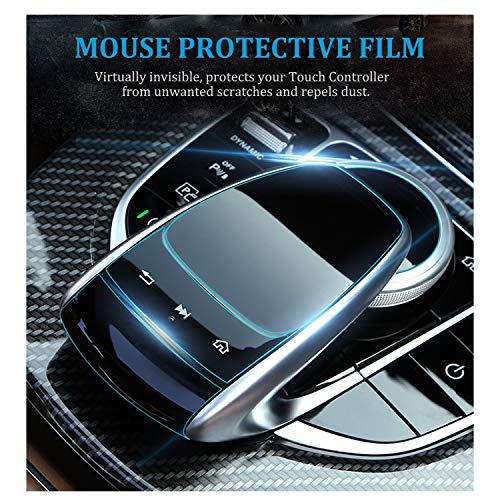 [Pack of 2] Navigation Touch Controller PET Film for Mercedes Benz COMAND Touchpad, Touch Screen Sensitive Protector Invisible Ultra HD Clear Film Anti Scratch Skin Guard
