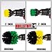 Drill Brush Power Scrubber Attachment for Power Drill - Drill Brush Attachment Grout Cleaner Brush Set - Power Scrubber Drill Brush Kit - Cleaning Drill Brush Set - Drill Scrub Brush for Drill