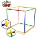 RisingStar Interlocking Toys - Educational Straw Building Blocks for Boys and Girls - Safe and Fun Straws and Connectors Set - Colorful Construction Builders for Motor Skills Development - 340 Pieces
