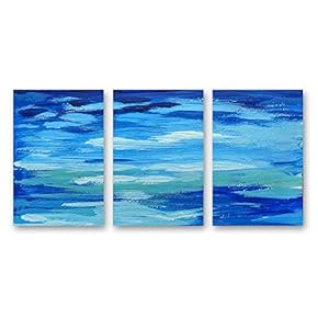 3 Panel Canvas Wall Art Abstract Color Pictures Home Wall Decorations for Bedroom Living Room Paintings Canvas Prints Framed - 16"x24" x 3 Panels