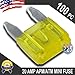 100 Pack 20 AMP APM/ATM 32V Mini Blade Style Fuses 20A Short Circuit Protection Car Fuse
