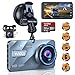 Dual Dash Cam Car Camera - Contain 32GB SD Card，Full HD 1080P Dash Camera for Cars，4“IPS Screen Dual Wide Angle Lens Car Dash Camera，G-Sensor，Cycle Recording