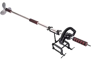 Menolana Drill Powered Handheld Propeller Outboard Motor Bracket Kayak Repairing Tool Water Thruster with Fixture for Inflata