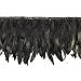 AWAYTR Rooster Hackle Feather Fringe Trim 5-7 Inches Width Sewing Crafts (2 Yards)