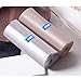 Small Disposable Plastic Trash Bags Rubbish Bin Garbage Bags Recycle Eco Home Kitchen Bathroom House Office Paper Car Waste Container Wastebasket Bags Storage (Rose Gold, 5)