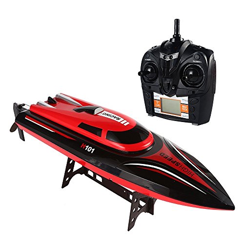FMT H101 2.4G Remote Controlled 17 Inch Over size 25KM/H 180 Degree Flip High Speed Electric RC Racing Boat for Pools, Lakes and Outdoor Adventure