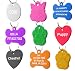 Pet ID Tag Custom for Dog Cat Personalized | Many Shapes and Colors to Choose From | Made in USA | Strong Anodized Aluminum