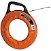 Klein Tools 56055 Fish Tape, Fiberglass with Grooves for Less Friction, 100-Foot x 3/16-Inch, Updated Model Cat. No. 56380 Available