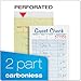 Adams Guest Check Pads, 2-Part, Carbonless, White/Canary, 3-3/8