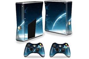 MightySkins Skin Compatible with X-Box 360 Xbox 360 S Console - Outer Space | Protective, Durable, and Unique Vinyl Decal wra