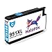 HaloFox 1 Set Ink Cartridges Replacement (With The Latest Chip) Compatible For HP 950 951 950XL 951XL Use With HP OfficeJet Pro 8610 8620 8100 8660 8600 8615 8625 8630 8640 251dw 271dw 276dw Printers