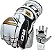 RDX MMA Gloves Sparring Cowhide Leather Grappling Training Martial Arts Cage Fighting Combat Punching Bag Gel Mitts
