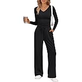 Trendy Queen 2 Piece Lounge Sets for Women Fall Outfits 2025 Fashion Two Piece Sweatsuits Business Casual Outfits Clothes