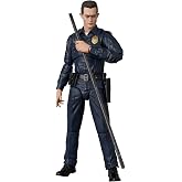 MEDICOM TOY MAFEX No.281 Terminator 2: Judgment Day T-1000, Total Height: Approx. 6.1 inches (155 mm), Non-scale, Painted Action Figure