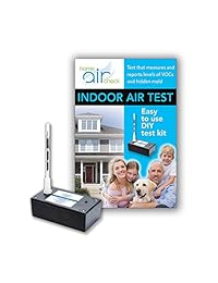 Home Air Check Calidad del Aire Interior Prueba para enfermos Hogares: COV (compuestos orgánicos volátiles) y moho qty. oculta de 1