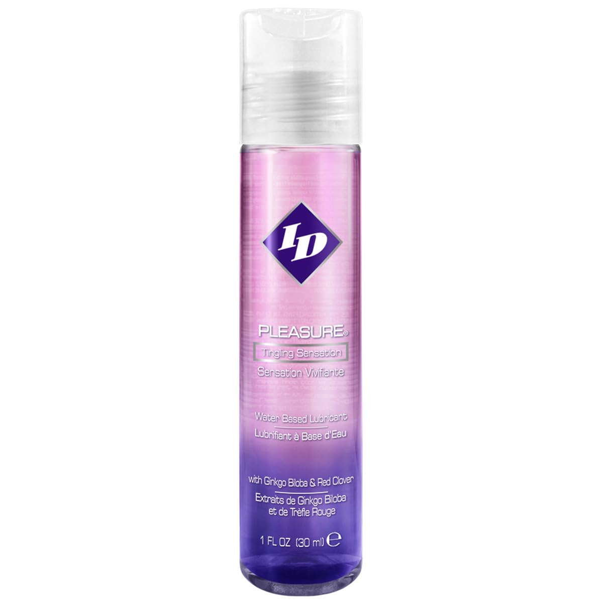 ID Pleasure Lube Water Based Unflavoured 30ml - ID Lubricants Premium Tingling Lubrication for Easy Sex and Lubes Private Sexual