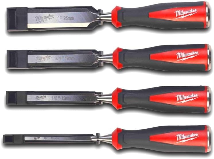 Milwaukee 4-Piece Hand Wood and Cold Chisel Set