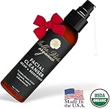 Facial Cleanser With Argan Oil - All Natural Gentle Face Wash Reduces Wrinkles and Pores - Helps Clears Acne and Control Breakouts - For Men and Women, All Skin Types Sensitive, Oily and Dry