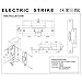 UHPPOTE Electric Strike Door Lock Fail-Safe for Access Control System Deadlatches or Cylindrical Locksets