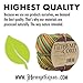 Hemptique 100% Hemp Cord Spool - 62.5 Meter Hemp String - Made with Love - No. 20 ~ 1mm Cord Thread for Jewelry Making, Macrame, Scrapbooking, DIY, & More - Natural