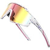 WGKVP Polarized Sports Sunglasses for Men and Women, UV400 Protection, Running and Cycling glasses