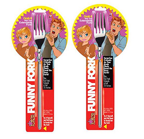 Funny Fork - Telescopic Table Ware, Extendable to 25