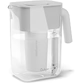 Culligan ZeroWater 12-Cup Pitcher Water Filter Removes PFAS | Certified to Remove Total PFAS, lead, mercury, fluoride &amp; chlorine; 5-stage advanced filtration water pitcher, TDS meter ​