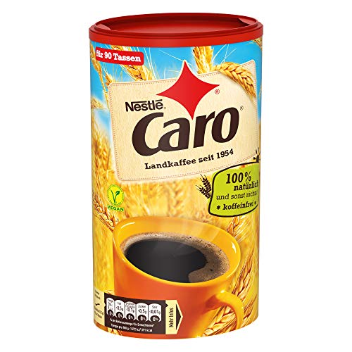 Nestlé CARO Landkaffee, lösliches Pulver aus Gerste, Gerstenmalz, Zichorie und Roggen, koffeinfrei, 6er Pack (6 x 200g) – Bild 3